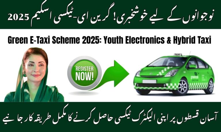 Green E-Taxi Scheme 2025 - hybrid and electric taxi