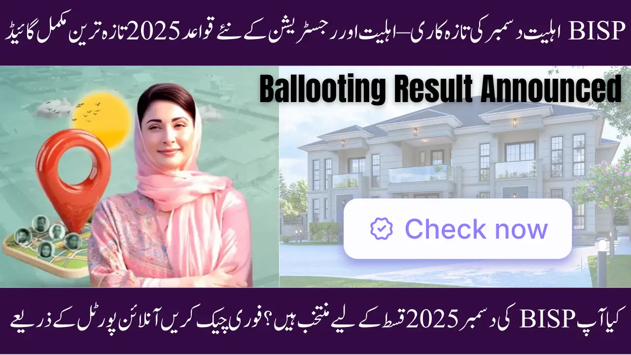 Apni Zameen Apna Ghar Balloting 2025 – Official CNIC Result Check & Winners List
