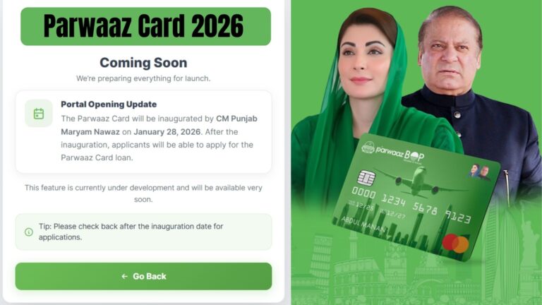 Parwaaz Card 2026 online apply