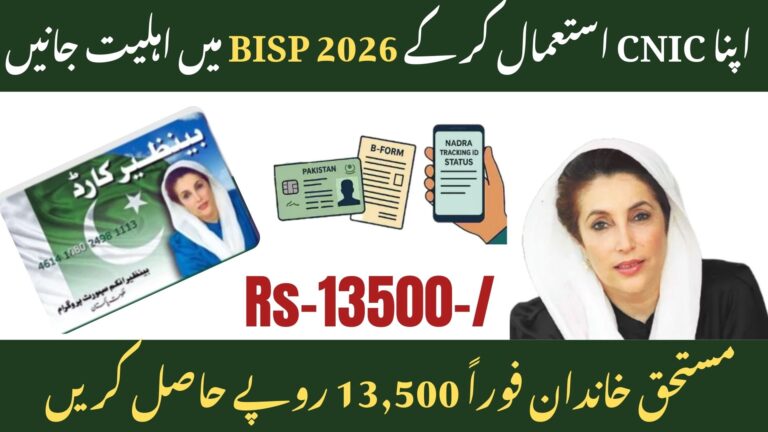 Benazir Income Support Program (BISP) 8171 Web Portal